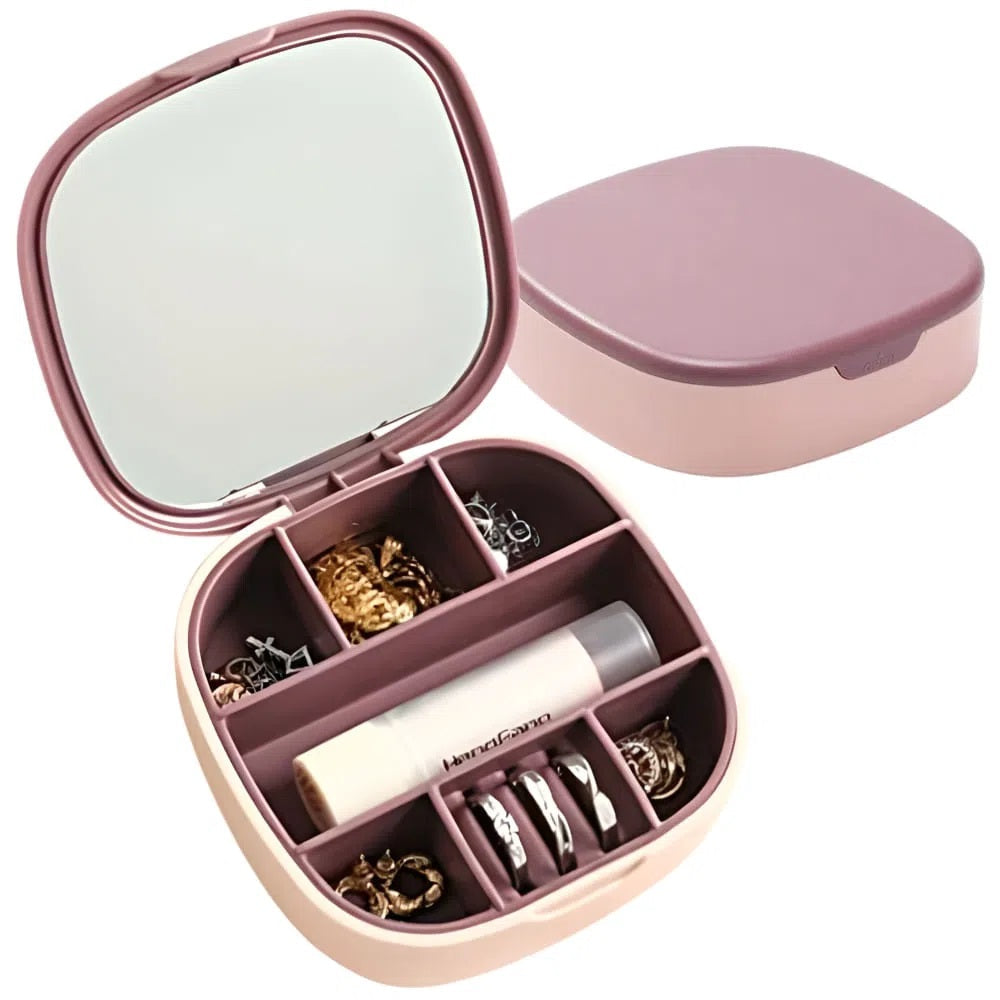 ChicTravel® - Mini Joyero Con Espejo De Viaje