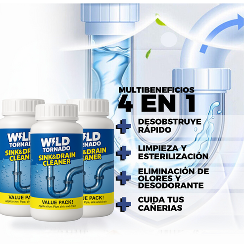 2x1 Turbo Clean Wild Tornado® + Guia basica PDF gratis
