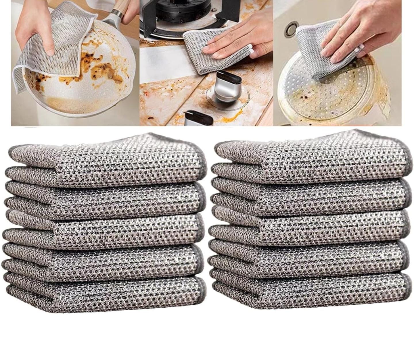 Paños Mágicos de Cocina Reutilizables – Set x5 - x10 -x20