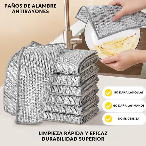 Paños Mágicos de Cocina Reutilizables – Set x5 - x10 -x20