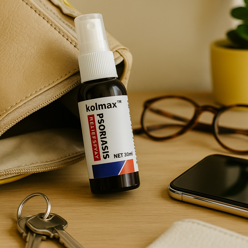 Kolmax Spray Antipsoriasis · Oferta 2x1 HOY + Guía Alimentación digital GRATIS”