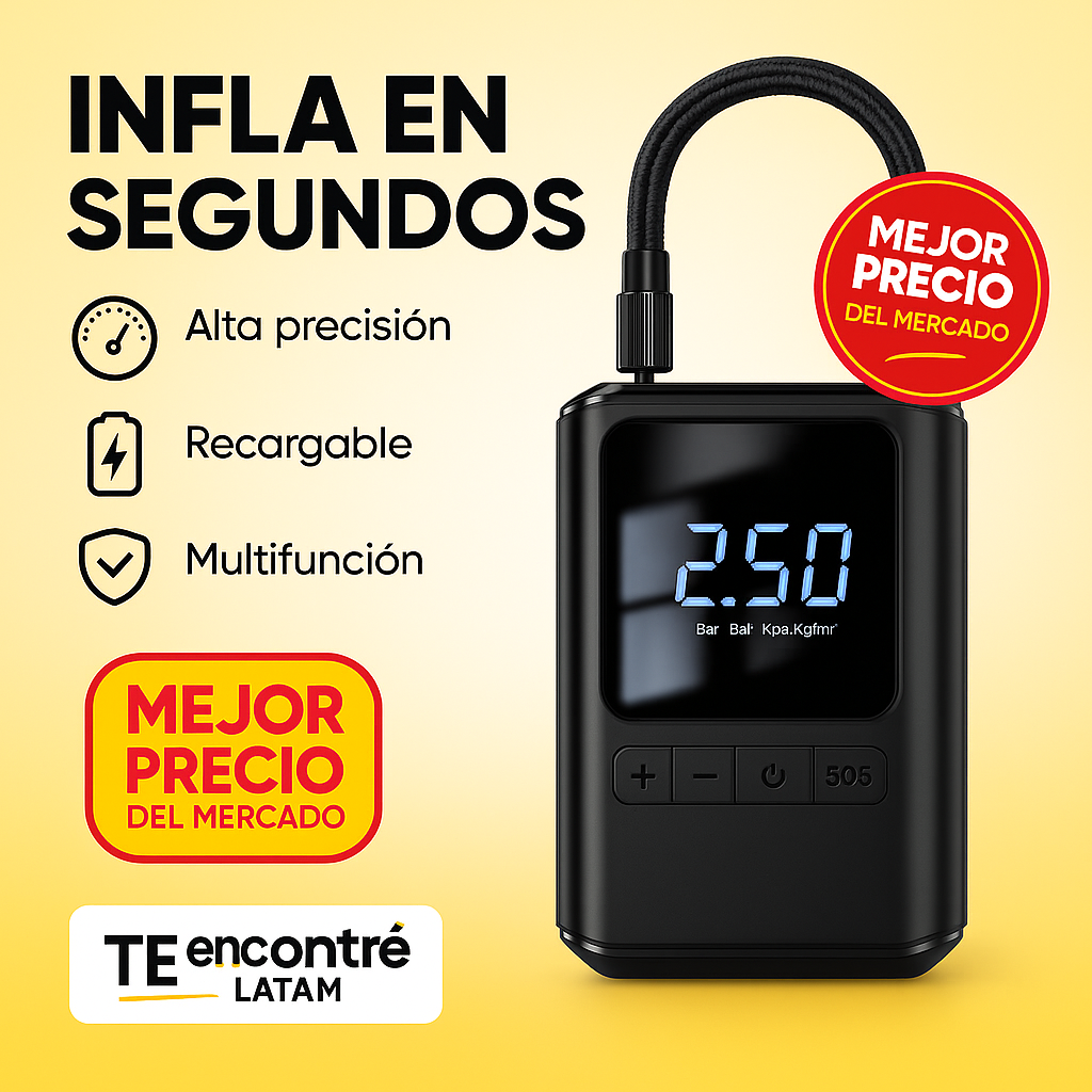 AirMaster - Inflador Digital Multifuncional