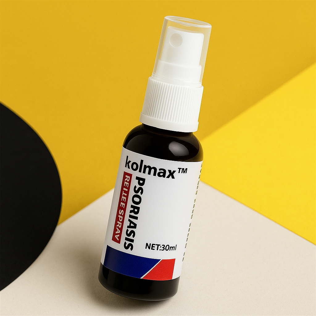 Kolmax Spray Antipsoriasis · Oferta 2x1 HOY + Guía Alimentación digital GRATIS”